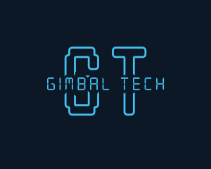 Futuristic Cyber Tech  logo design