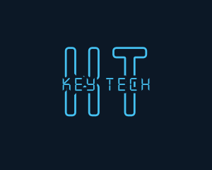 Futuristic Cyber Tech  logo design