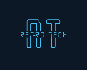 Futuristic Cyber Tech  logo design