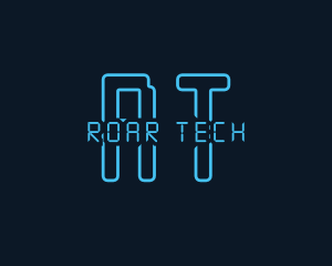 Futuristic Cyber Tech  logo design