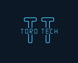 Futuristic Cyber Tech  logo design