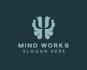 Psychology - Brain Psychology Therapy logo design