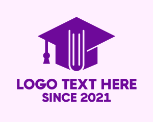 Academy - Academic Book Cap logo design
