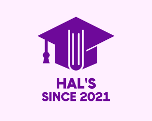 Homeschool - Academic Book Cap logo design