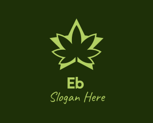 Green Weed Star Logo