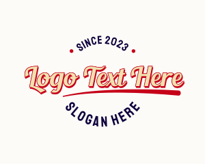 Western - Quirky Retro Brand logo design