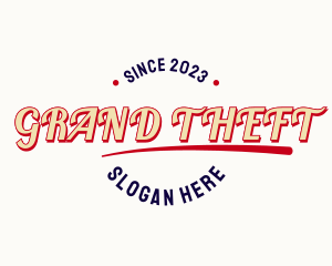 Quirky Retro Brand Logo