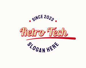 Quirky Retro Brand logo design