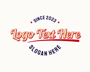 Quirky Retro Brand Logo