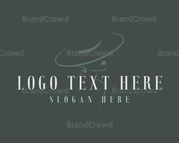 Elegant Fashion Hat Logo