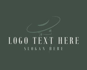 Wordmark - Elegant Fashion Hat logo design