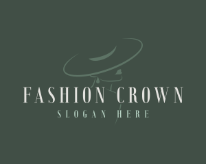 Elegant Fashion Hat logo design