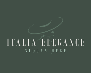 Elegant Fashion Hat logo design