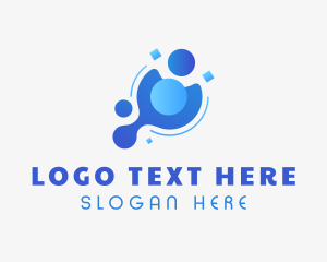Toes - Blue Hygiene Cleaner logo design