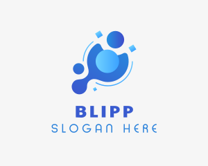 Blue Hygiene Cleaner Logo