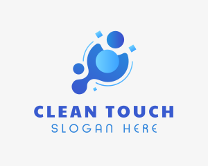 Hygiene - Blue Hygiene Cleaner logo design