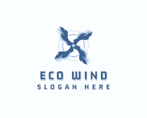 Fan Wind Ventilation logo design