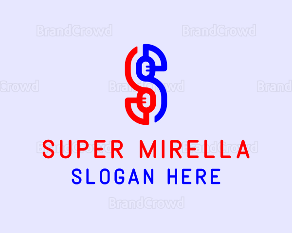 Microphone Podcast Letter S Logo