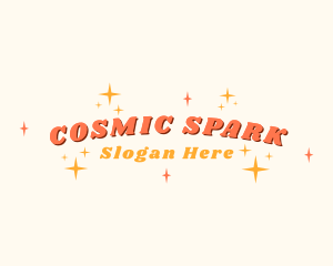 Elegant Stars Sparkles logo design