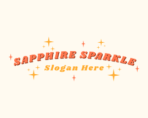 Elegant Stars Sparkles logo design