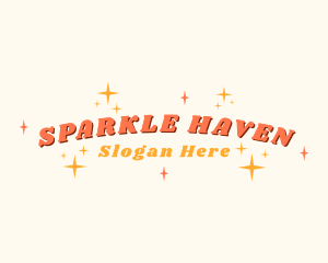 Glitter - Elegant Stars Sparkles logo design