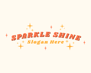 Elegant Stars Sparkles logo design