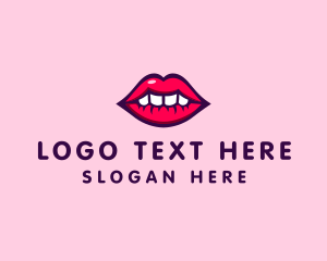 Lip Balm - Sexy Lip Cosmetics logo design