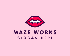 Sexy Lip Cosmetics logo design