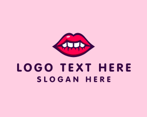Teeth - Sexy Lip Cosmetics logo design