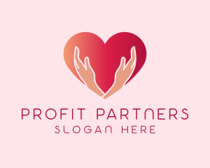 Heart Giving Charity logo design