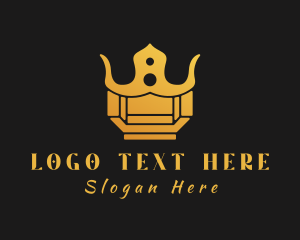 Pageant - Golden Crown Jewel logo design