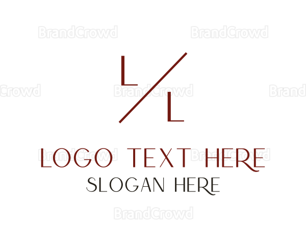 Slash Minimalist Professional Logo