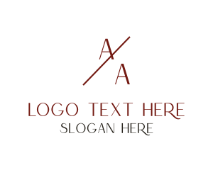 Slash Minimalist Professional logo design