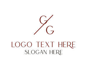 Artisan - Slash Minimalist Professional logo design