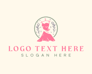 Luxury - Fashion Dress Gown logo design