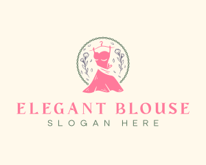 Blouse - Fashion Dress Gown logo design