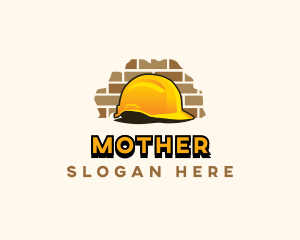 Demolition - Construction Safety Hat logo design