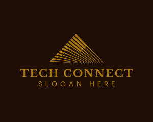 Mountain Stripes Triangle Logo
