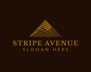 Mountain Stripes Triangle logo design