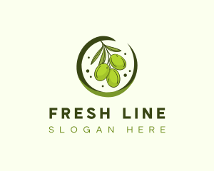 Fresh Olive Harvest logo design
