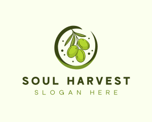 Fresh Olive Harvest logo design