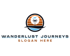 Tourist Vacation Traveler logo design