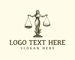 Court - Court Prosecutor Attorney logo design