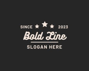 Underline - Star Hipster Business logo design