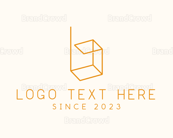 Logistics Box Letter B Logo