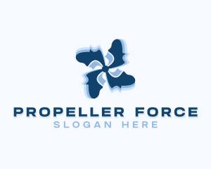 Propeller - Fan Propeller HVAC logo design