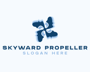 Propeller - Fan Propeller HVAC logo design