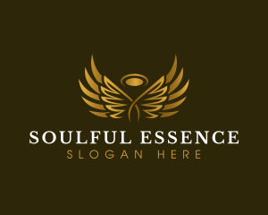 Spiritual - Archangel Wings Spiritual logo design