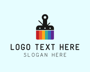 Television - Paint Brush Television logo design