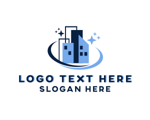 Window Cleaner - Urban City Cleaning logo design